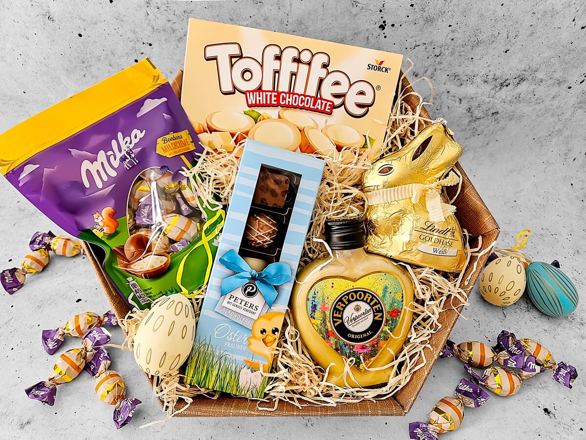 Osterkörbchen - Osterkorb gefüllt