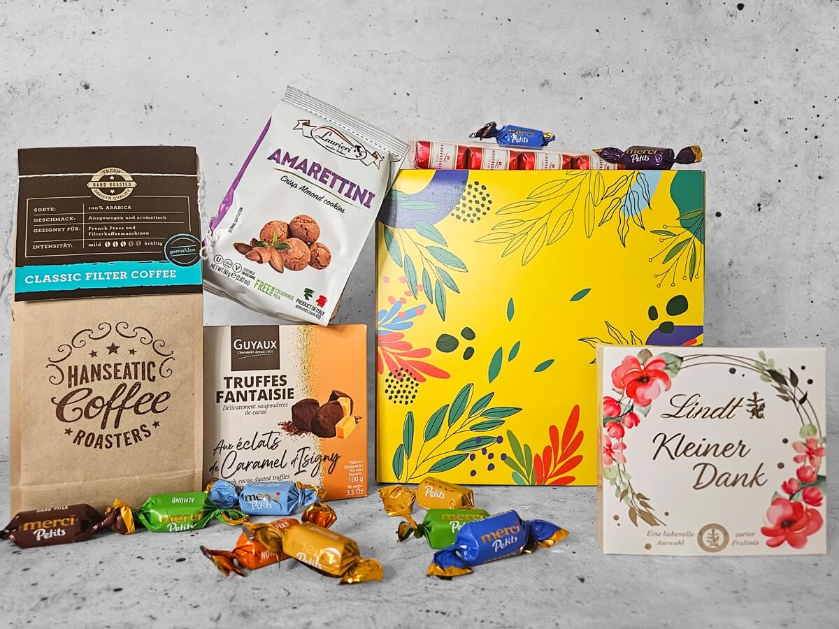 präsentkorb als dankeschön