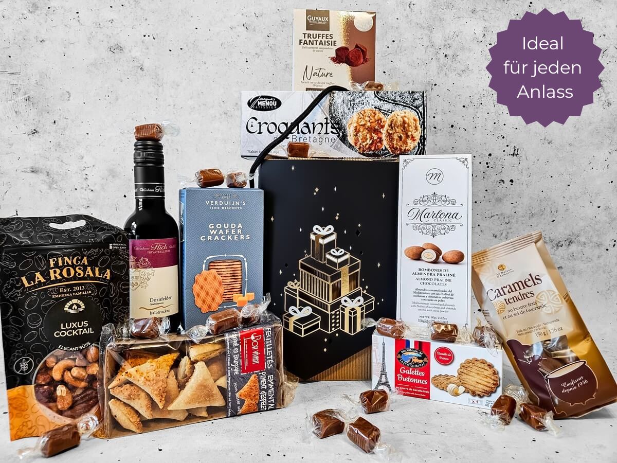 Unser Klassiker - Geschenkkorb zum 80. Geburtstag Unser Klassiker - Geschenkkorb zum 80. Geburtstag