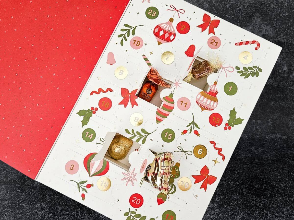 Adventskalender nougat Adventskalender nougat
