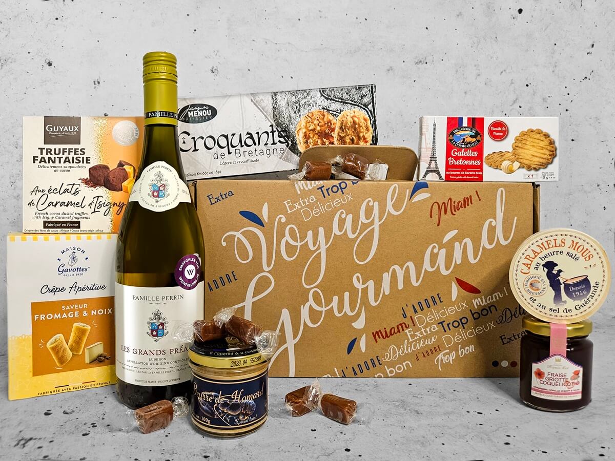 französischer geschenkkorb bonjour