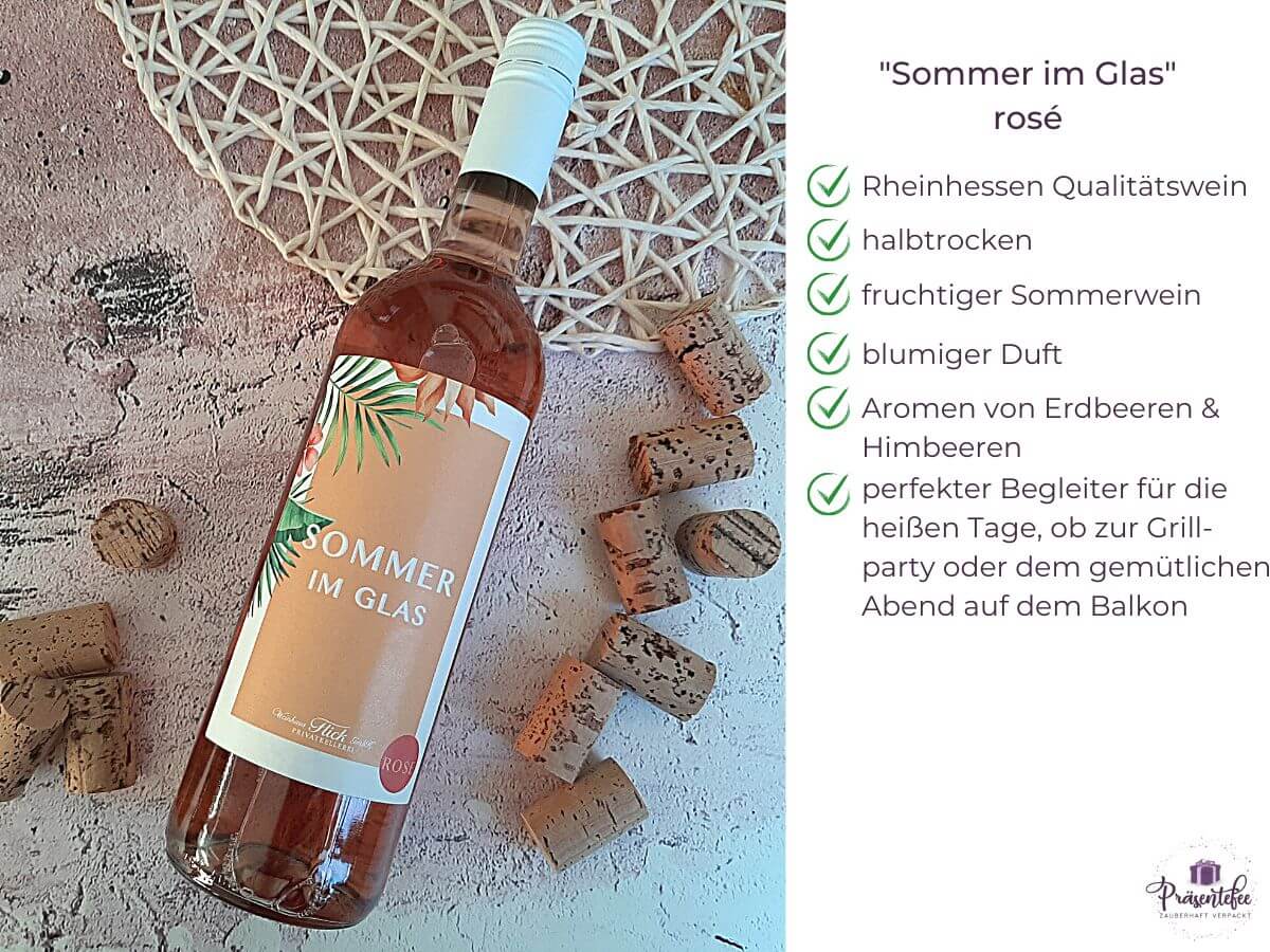 Sommer-im-glas-rose Wein