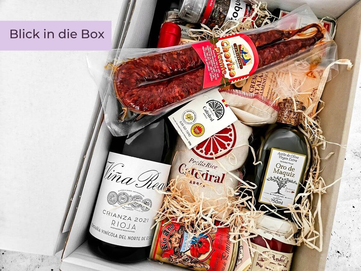 tapas geschenkkorb